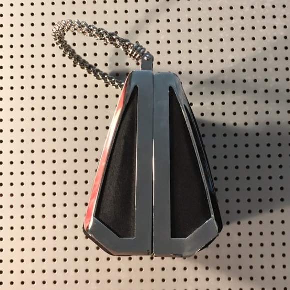 Bag Mini Micro Metal  and Fabric Hardshell Handbag Purse Bag - Picture 2 of 5